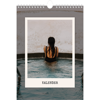 Fotokalender A4 Enkel (20 x 30 cm) — Porträttredigeringen [omslag]