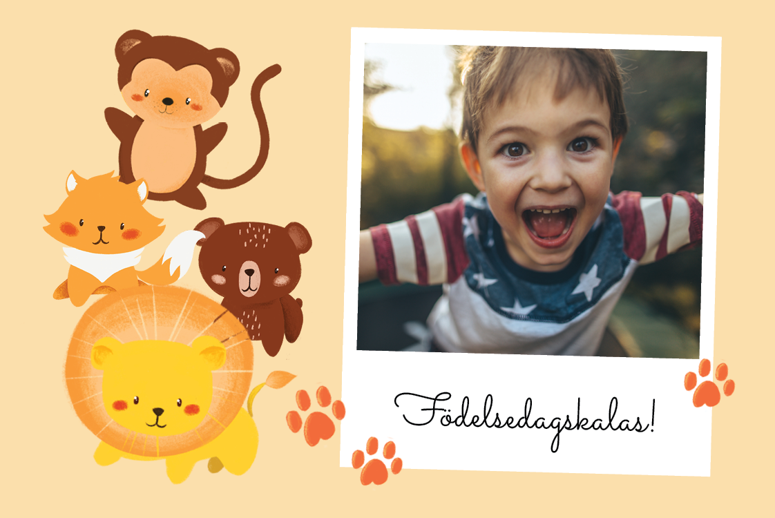 Inbjudningar — Djungeldjur