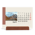 Skrivbordskalender med träställ - Liggande  — Världens sevärdheter [April]