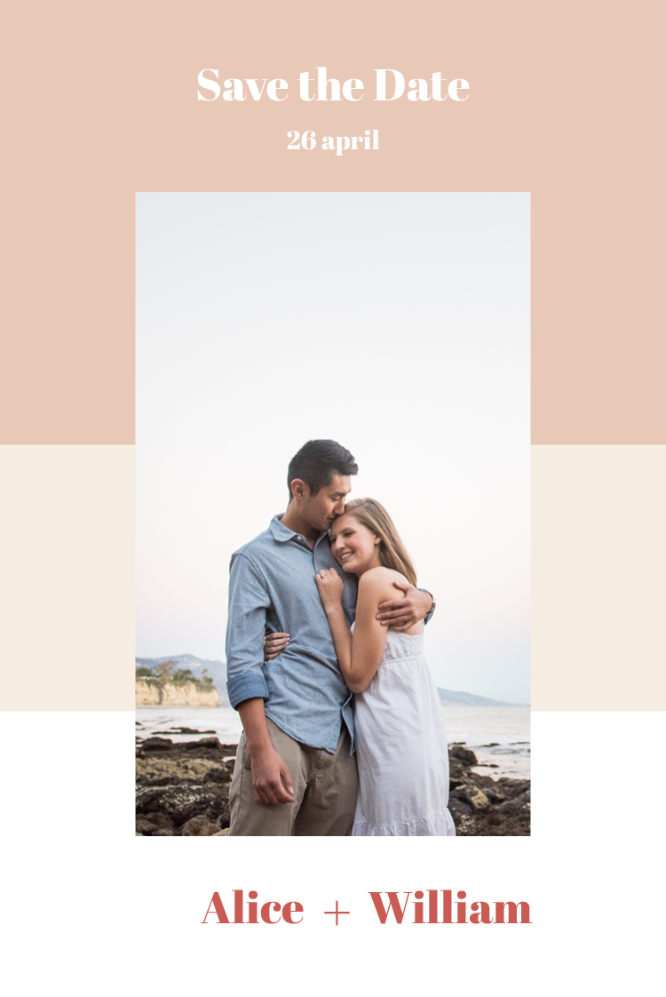 Save the date — Randiga pasteller