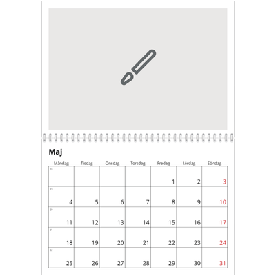 Fotokalender A3 Klassisk (30 x 40 cm) — Designa din egna fotoprodukt [omslag]