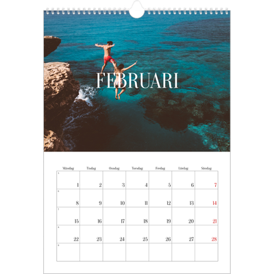 A3 Årskalender — Oändlig flykt [Februari]