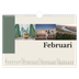Fotokalender A4 Enkel — Världens sevärdheter [Februari]