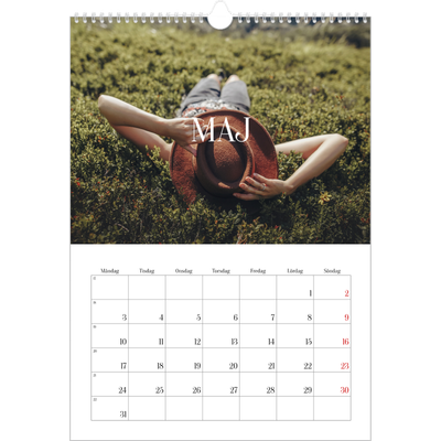 A3 Årskalender — Oändlig flykt [Maj]