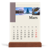 Skrivbordskalender med träställ - Stående — Världens sevärdheter [Mars]