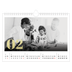 Fotokalender A4 Enkel — Stora nummer i glitter [Februari]