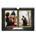 Fotokalender A5 Enkel — Ramar med glitter [omslag]
