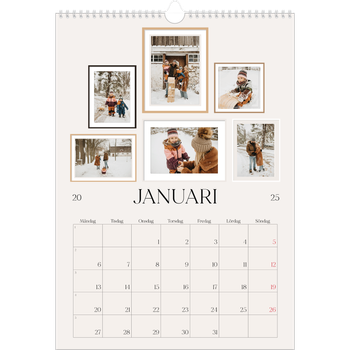 Fotokalender A3 Enkel — Bildvägg