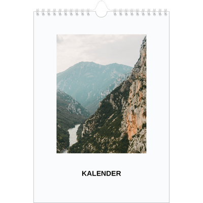 Fotokalender A4 Enkel (20 x 30 cm) — Enkel bild [omslag]