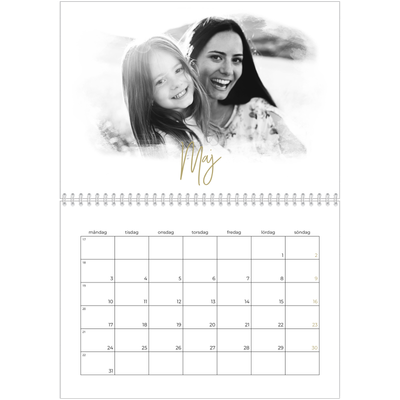 Fotokalender A3 Klassisk (30 x 40 cm) — Fotoeffekter [Maj]