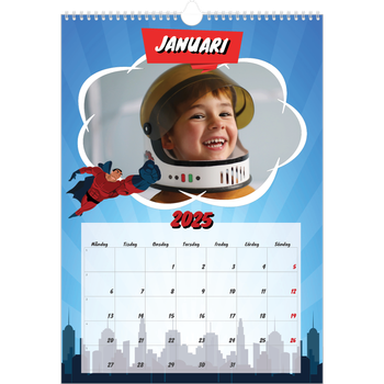 Fotokalender A3 Enkel — Serietidning