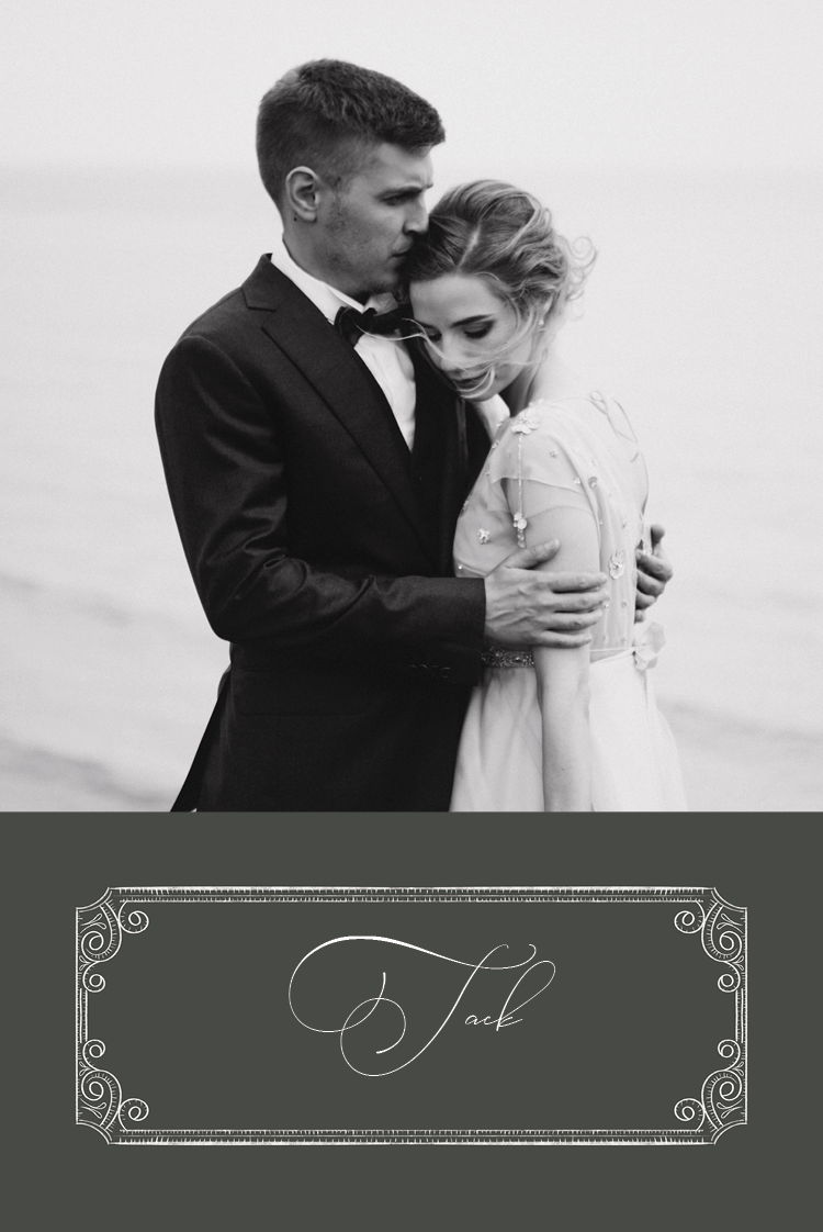 Tack — Mörk elegans