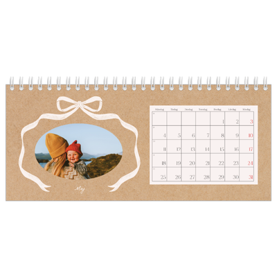 Skrivbordskalendrar — Kraft och rosett [omslag]