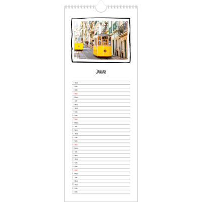 Fotokalender Smal  — Albumögonblick [Januari]