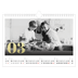 Fotokalender A4 Enkel — Stora nummer i glitter [Mars]