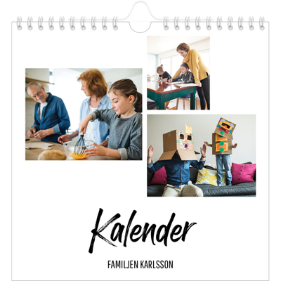 Årskalender kvadratisk — Boken om mig [omslag]