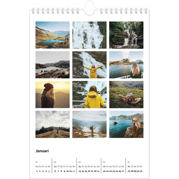 Fotokalender A4 Enkel — Enkelt bildgaller
