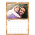 Fotokalender A4 Enkel (20 x 30 cm) — Paneler i trä [Februari]