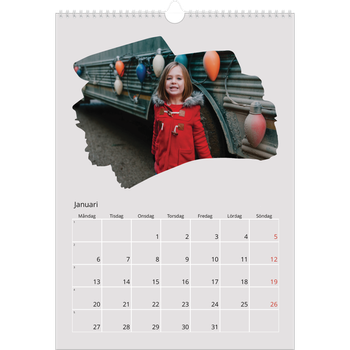 Fotokalender A3 Enkel — Målade bildfält
