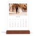 Skrivbordskalender med träställ - Stående — Koboltklassiker [Januari]