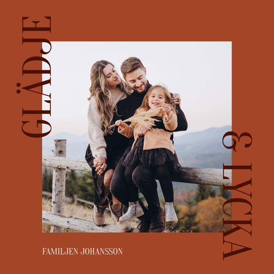 Fotokort — Terrakotta önskningar