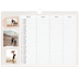 A3 Fotokalender — Planerare i naturlig stil - Familj på 3 [omslag]