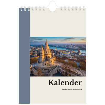 Fotokalender A5 Enkel — Världens sevärdheter [omslag]