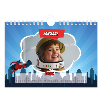 Fotokalender A5 Enkel — Serietidning