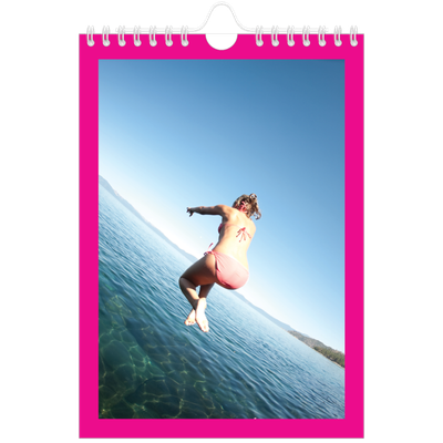 Fotokalender A5 Enkel — Skarpa färger [omslag]