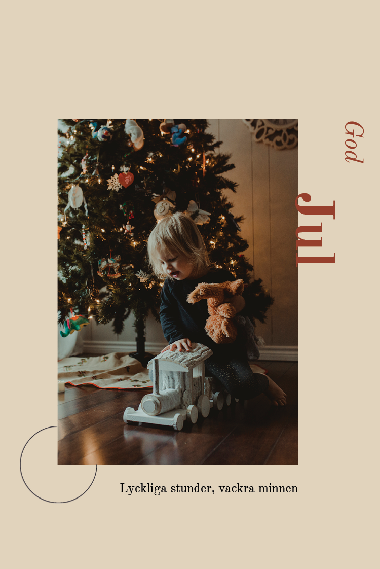 Fotokort — Hjärtlig julhälsning