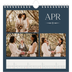 Årskalender kvadratisk — Skiffer & seriffer [April]