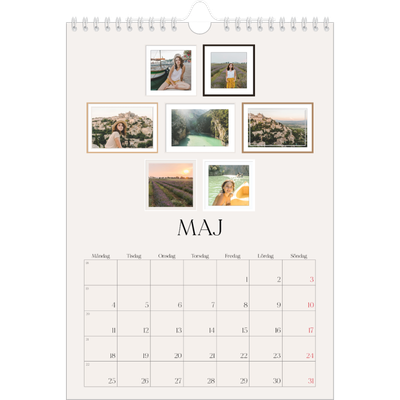 Fotokalender A4 Enkel (20 x 30 cm) — Bildvägg [omslag]
