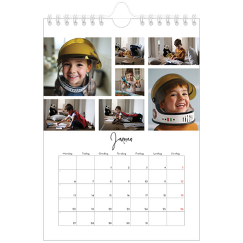 Fotokalender A5 Enkel — Bild collage