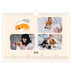 Fotokalender A4 Enkel — Hundtassar och klotter [Januari]