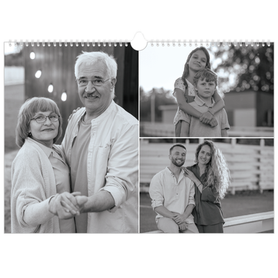 Fotokalender A3 Enkel — Bilder i fokus [omslag]