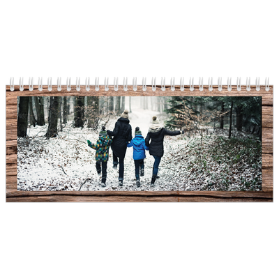 Skrivbordskalendrar — Paneler i trä [omslag]