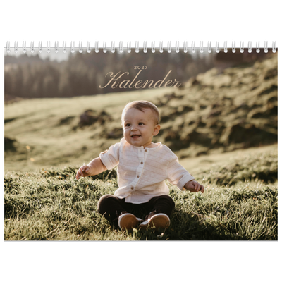 Fotokalender A3 Klassisk (30 x 40 cm) — Fotolister [omslag]