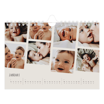 Fotokalender A5 Enkel — Dynamiska bilder