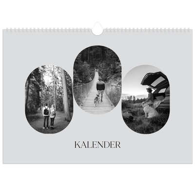 Fotokalender A3 Enkel — Den öppna vägen [omslag]