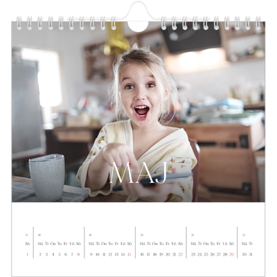 Årskalender kvadratisk — Tolv stora månader [omslag]