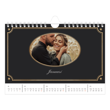 Fotokalender A5 Enkel — Klassisk vintage