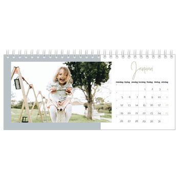 Skrivbordskalendrar — Kalender i naturfärger