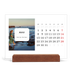 Skrivbordskalender med träställ - Liggande  — Hela historien [Mars]