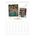 Fotokalender A4 Enkel (20 x 30 cm) — Scrapbook stil [Maj]