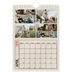 Fotokalender A5 Enkel — Kraftpapper med stämpeleffekt [April]
