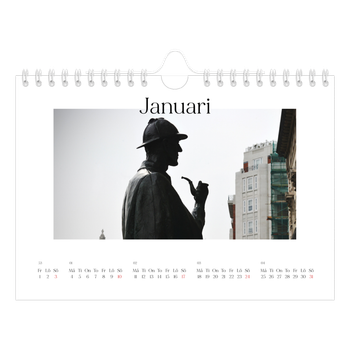 Fotokalender A5 Enkel — Min reseskildring