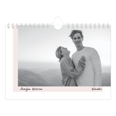 Fotokalender A5 Enkel — Färgglada ramar [omslag]
