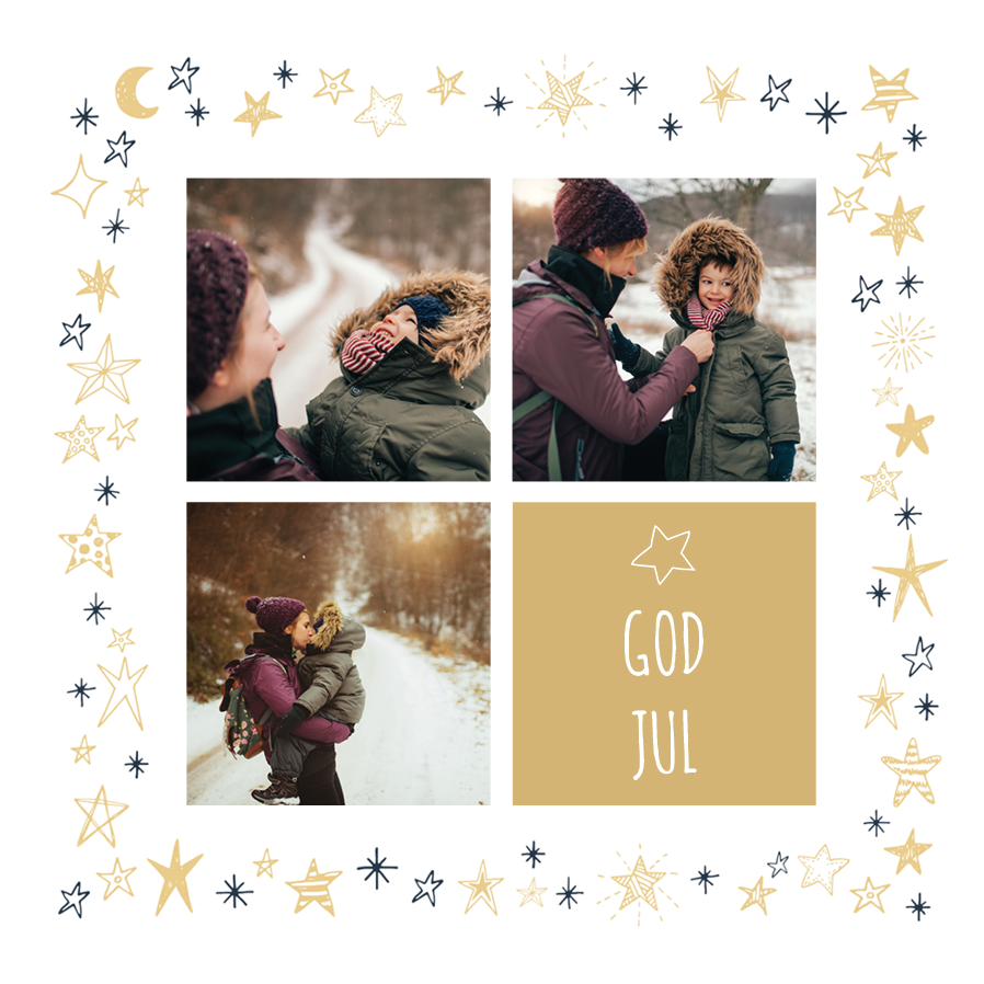 Fotokort — Stjärnhimmel