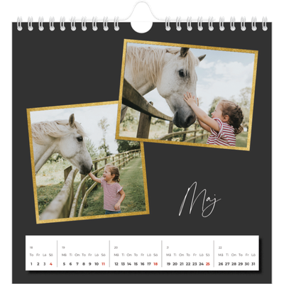 Årskalender kvadratisk — Goda minnen [omslag]