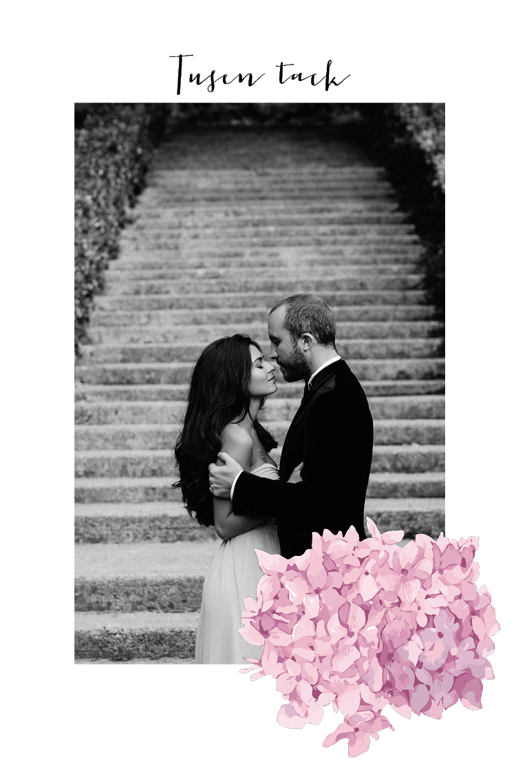 Tack — Lila blommor